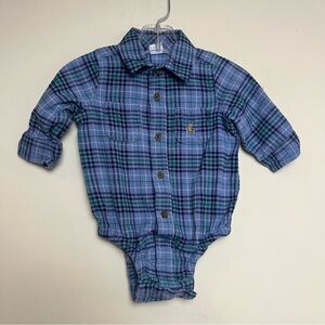 GAP Baby Flannel Bodysuit 3-6 months